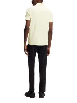 BOSS Paddy Cotton Polo Shirt, Open Yellow - view 2, Open Yellow