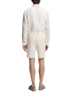BOSS Cotton Rich Chino Shorts, Open White - view 2, Open White