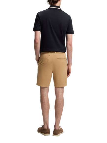 BOSS Cotton Rich Slim Fit Chinos, Medium Beige - view 2, Medium Beige