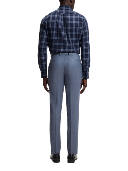 HUGO BOSS BOSS Check Shirt, Open Blue - view 2, Open Blue