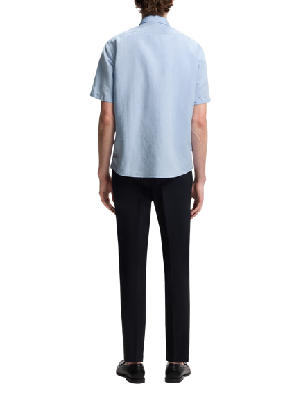 BOSS Regular Fit Linen Blend Shirt, Light/Pastel Blue - view 2, Light/Pastel Blue