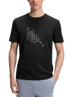 BOSS Regular Fit Cotton Rich T-Shirt, Black, Black