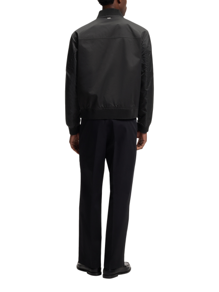 BOSS Tailored Woven Jacket, Black - view 2, Black