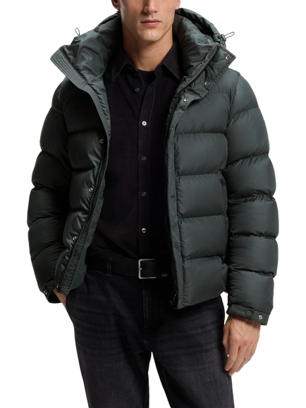 BOSS Lightweight Puffer Jacket, Open Green, Open Green
