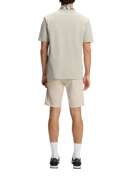 BOSS Cotton Relaxed Fit Polo Shirt, Light Beige - view 2, Light Beige
