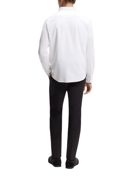 BOSS Cotton Regular Fit Shirt, White - view 2, White