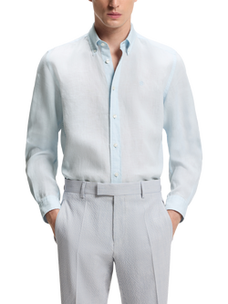 BOSS Regular Fit Long Sleeve Shirt, Blue, Blue