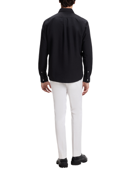 BOSS Virgin Wool Regular Fit Shirt, Dark Blue - view 2, Dark Blue