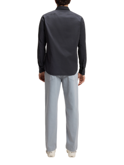 HUGO BOSS BOSS Relegant Cotton Poplin Shirt, Dark Blue - view 2, Dark Blue