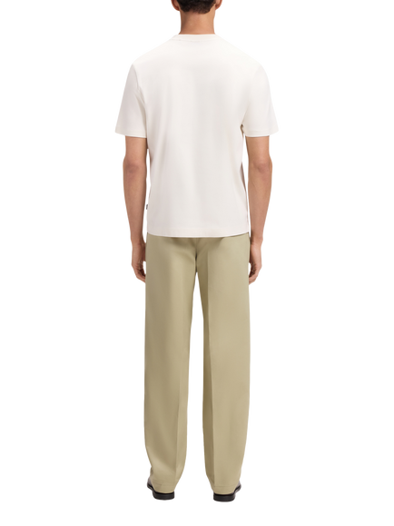 BOSS Pure Cotton Crew Neck T-Shirt, Open White - view 2, Open White
