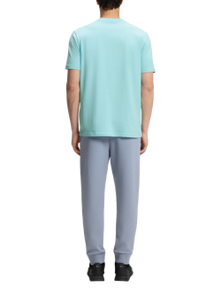 BOSS Cotton Rich Crew Neck T-Shirt, Open Blue - view 2, Open Blue