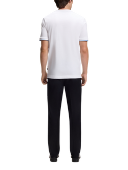 BOSS Cotton Crew Neck T-Shirt, Natural - view 2, Natural