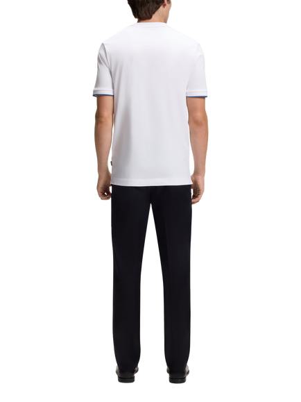 BOSS Cotton Crew Neck T-Shirt, Natural - view 2, Natural