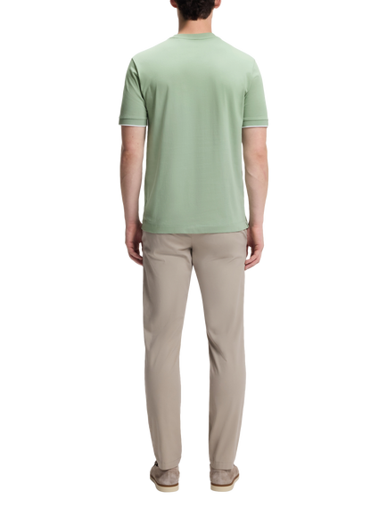 BOSS Regular Fit Cotton T-Shirt, Open Green - view 2, Open Green