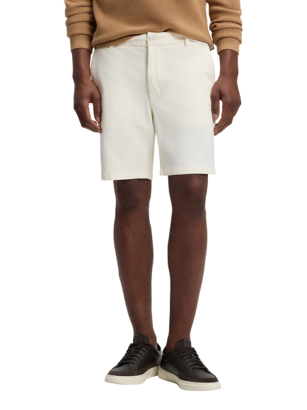 BOSS Stretch Cotton Chino Shorts, Open White, Open White