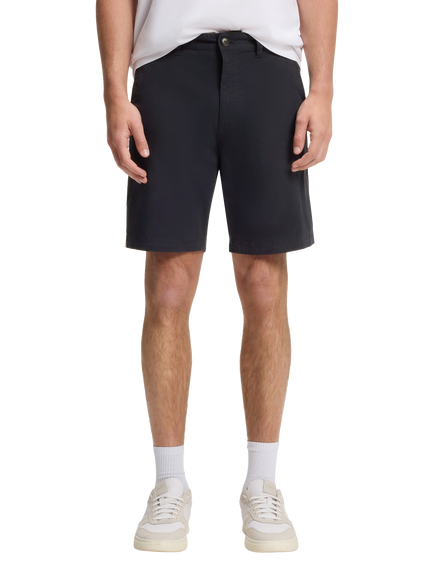 BOSS Cotton Rich Chino Shorts, Dark Blue, Dark Blue