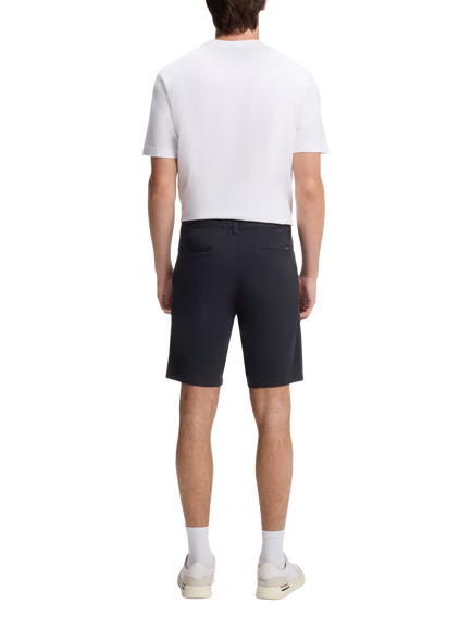 BOSS Cotton Rich Chino Shorts, Dark Blue - view 2, Dark Blue