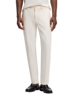 BOSS Slim Fit Trousers, Open White, Open White