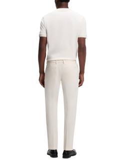 BOSS Slim Fit Trousers, Open White - view 2, Open White