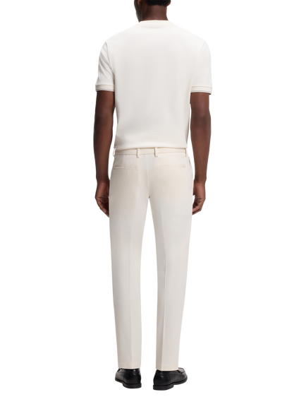 BOSS Slim Fit Trousers, Open White - view 2, Open White