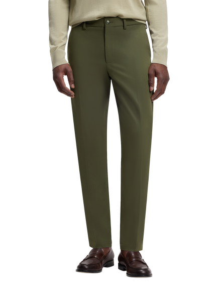 BOSS Kaiton Cotton Rich Stretch Slim Fit Trousers, Open Green, Open Green