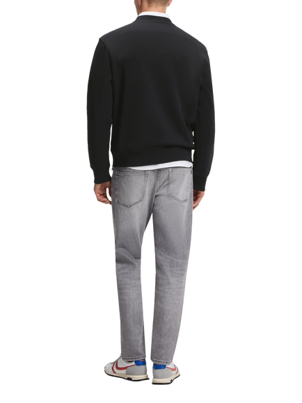 BOSS Relaxed Fit Logo Sweatshirt, Black - view 2, Black