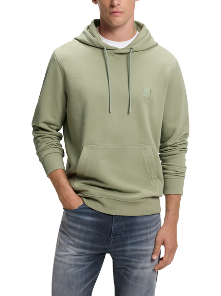 HUGO BOSS BOSS Wetalk Cotton Hoodie, Open Green, Open Green