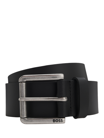 HUGO BOSS BOSS Joris Leather Belt, Black, Black