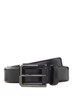 BOSS Caleb Leather Belt, Black, Black