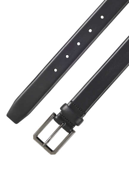 BOSS Caleb Leather Belt, Black - view 2, Black