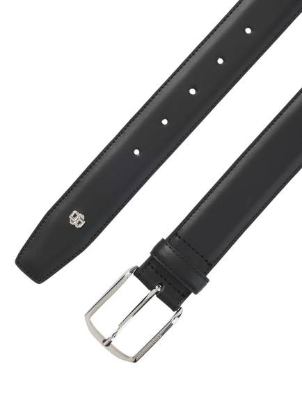 HUGO BOSS BOSS Onnie Leather Belt, Black - view 2, Black