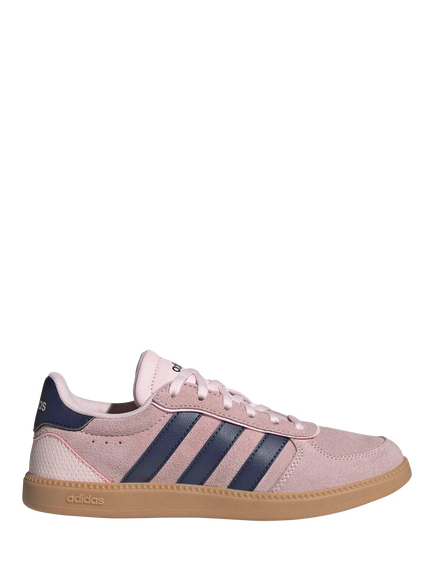 adidas Kids' Breaknet Sleek Trainers, Pink/Blue, Pink/Blue