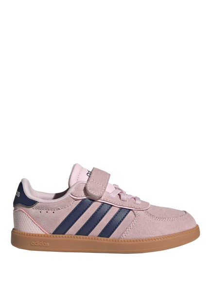 adidas Kids' Breaknet Sleek Trainers, Pink/Blue, Pink/Blue