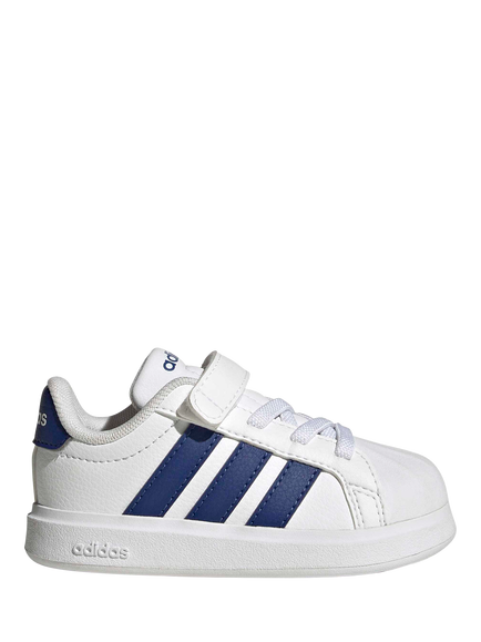 adidas Baby Streettalk Trainers, White/Blue, Wht/Blue
