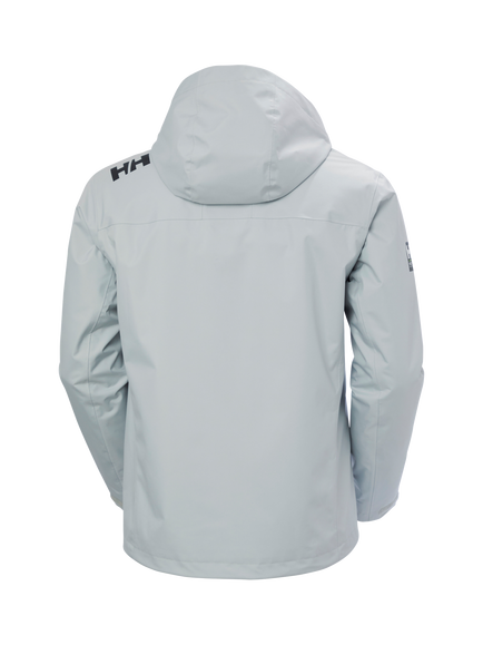 Helly Hansen Crew Hooded Midlayer Sailing Jacket 2.0, 853 Grey Fog - view 2, 853 Grey Fog