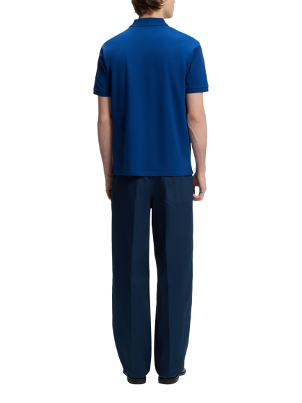 HUGO Pure Cotton Regular Fit Polo Shirt, Open Blue - view 2, Open Blue