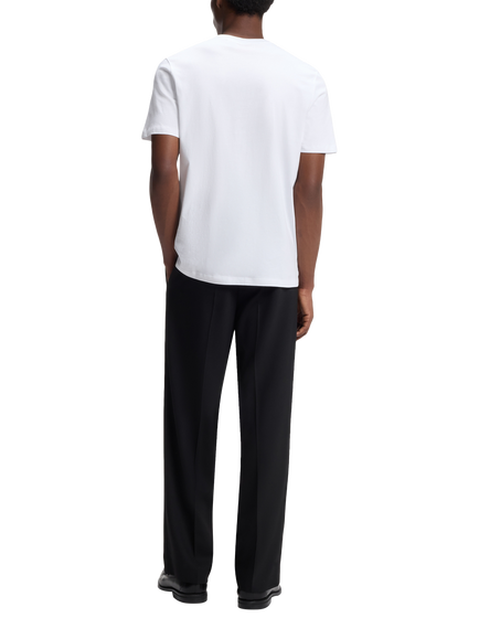 HUGO BOSS HUGO Graphic Print Crew Neck Cotton T-Shirt, Natural - view 2, Natural