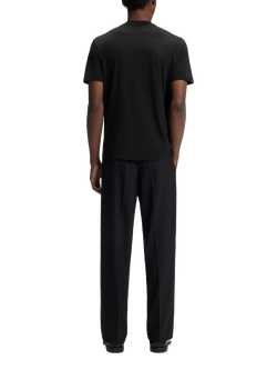 HUGO BOSS Regular Fit Cotton Standout Logo T-Shirt, Black - view 2, Black
