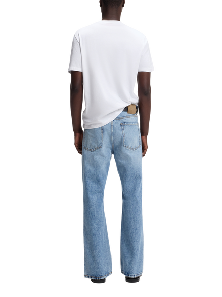HUGO BOSS Regular Fit Cotton Standout Logo T-Shirt, White - view 2, White