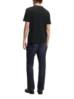 HUGO BOSS HUGO Crew Neck Cotton T-Shirt, Black - view 2, Black