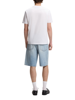 HUGO BOSS Regular Fit Cotton Logo T-Shirt, White - view 2, White