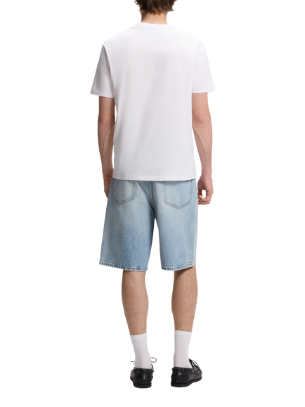 HUGO BOSS Regular Fit Cotton Logo T-Shirt, White - view 2, White