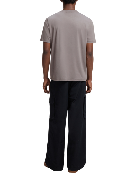 HUGO Nodar Cotton Graphic Print T-Shirt - view 2, Light Pastel Grey