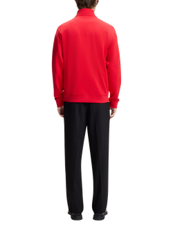 HUGO Relaxed Fit Cotton Logo Sweatshirt, Open Pink - view 2, Open Pink