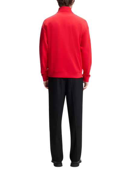 HUGO Relaxed Fit Cotton Logo Sweatshirt, Open Pink - view 2, Open Pink