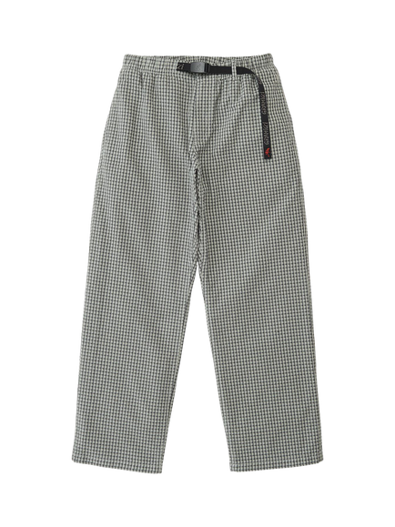 Gramicci Cotton Check Chino Trousers, Stone, Stone