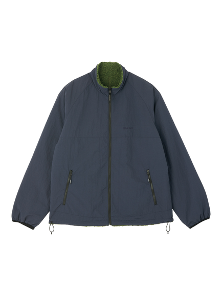 Gramicci Reversible Sherpa Fleece Jacket, Olive/Navy, Olive/Navy