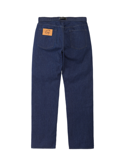 Gramicci Cotton Japanese Denim Jeans - view 2, Rinsed Indigo