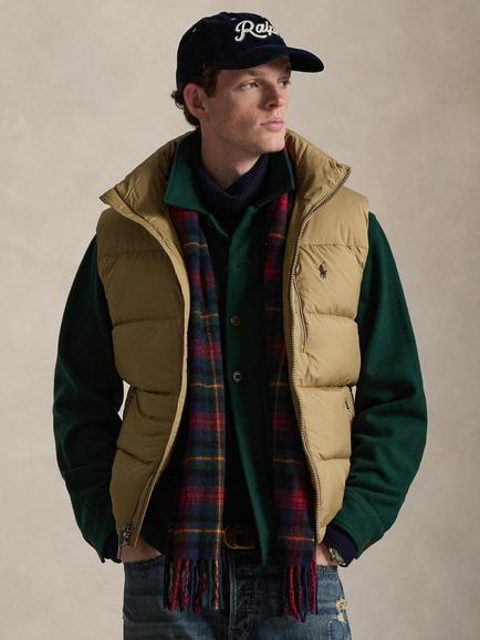 Polo Ralph Lauren Insulated Water-Repellent Ripstop Gilet, Desert Khaki, Desert Khaki