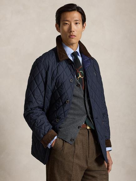 Ralph Lauren Quilted Barn Jacket, College Navy, College Navy